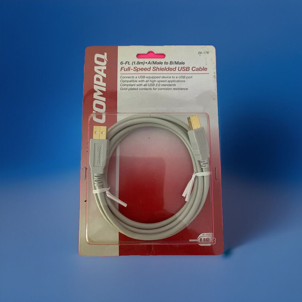 Compaq 6ft usb cable
